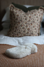 Load image into Gallery viewer, Mini faux fur cream hot water bottle